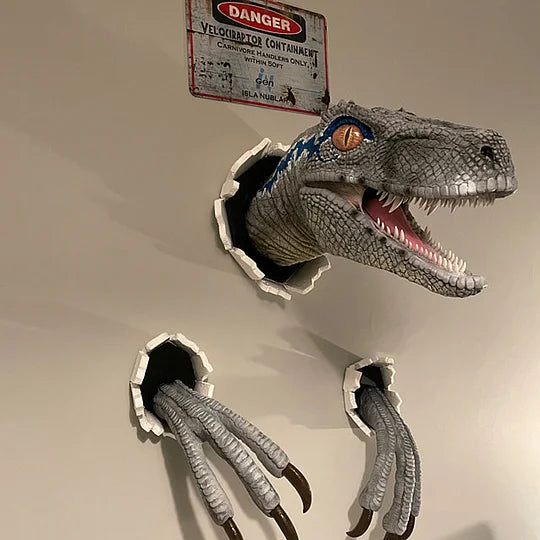 Easy To Mount 3D Wall Raptor