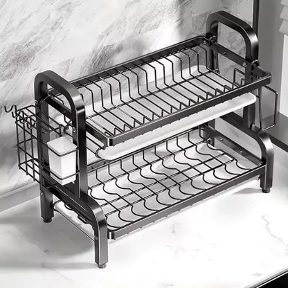 Maximize Your Storage 2-Tier Dish Drying Rack